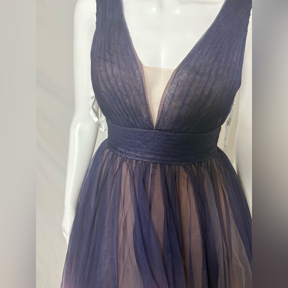 Mac Duggal Ombre Tulle Prom Dress NWT Size 2 - Picture 4 of 9